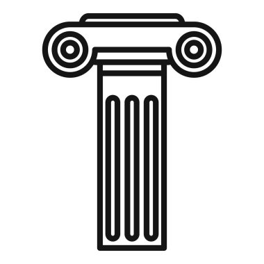 Antika sütun klasik mimariyi, tarih bilgisini ve antik Yunan kültürünü temsil ediyor