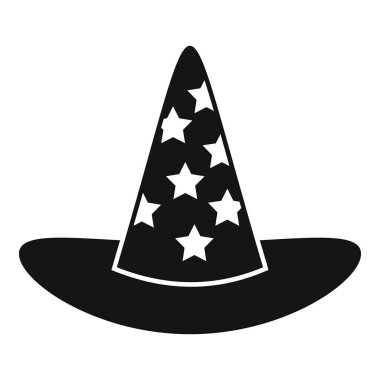 Sihir, büyü ve büyüleri temsil eden yıldızlı büyücü şapkası.