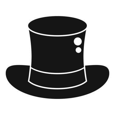 Siyah silindir şapka ayağa kalktı, biraz zarafet ve gizem kattı.