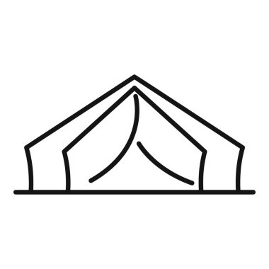 Kamp çadırının basit bir sanat simgesi açık hava eğlencesi ve doğada macera arayışını sembolize ediyor.