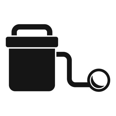 Su kuyusu sondaj kulesinin yerden su çıkaran basit bir simgesi