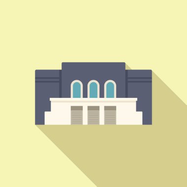 Geniş pencereler, kepenkler ve minimalist bir tasarımla modern bina cephesi