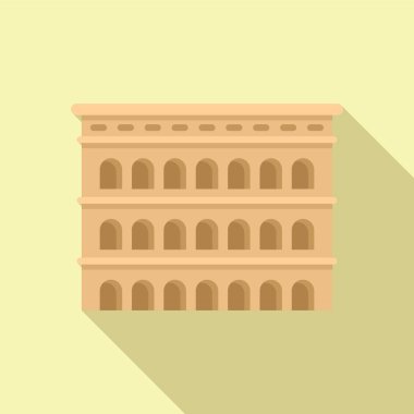 Kolezyum dimdik ayakta antik Roma mimarisini gösteriyor.