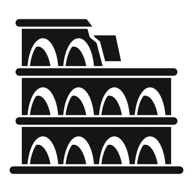 Roma 'daki Colosseum' un siyah beyaz simgesi, İtalya 'da yaşlanmayı gösteriyor