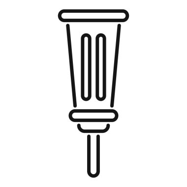 Beyaz arkaplanda izole edilmiş web tasarımı için kan şekeri seviyesini gösteren basit ana hatlı kan şekeri ölçer