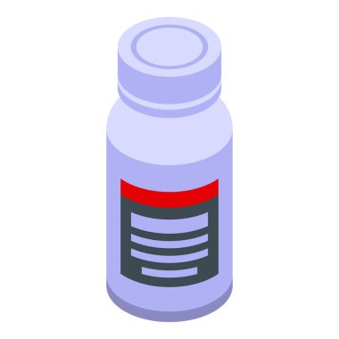 İlaç şişesi beyaz bir yüzeyde duruyor.