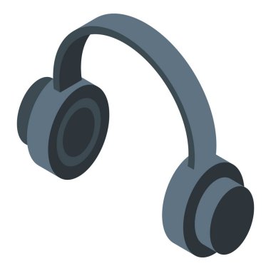 Modern kulaklıklar beyaz arka planda izole edilmiş, müzik ve ses ekipmanları konseptini dinliyorlar