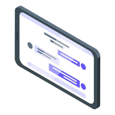 Smartphone paylaşılan iletilerle çevrimiçi sohbet uygulaması gösteriyor