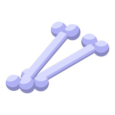 Cadılar Bayramı kutlamasını temsil eden iki çapraz kemik ikonu beyaz arka planda resmedilmiştir.