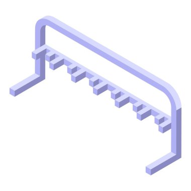 Boş bisiklet parkı bisikletlerin park edilmesini bekliyor.