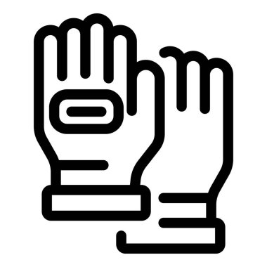 Bir çift iş eldiveninin çizimi, çeşitli endüstrilerde elle korunmanın önemini vurguluyor.