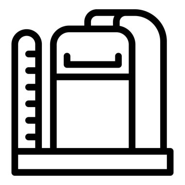 Bir şehre temiz su sağlayan su kulesi, şehir altyapısını temsil ediyor.