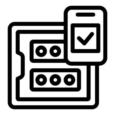 Cep telefonunun kilidi güvenlik kontrolü için bir parola girilerek açılıyor