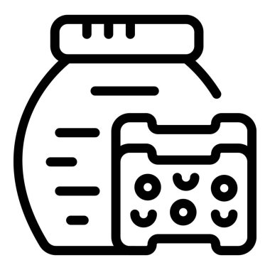 Eczanede reçeteli ilaç hazırlama sürecini temsil eden bir ilaç şişesi ve su toplayan bir paketin simgesi.