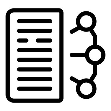 Ham verileri alıp anlamlı bir biçimde düzenleme sürecini temsil eden sembol