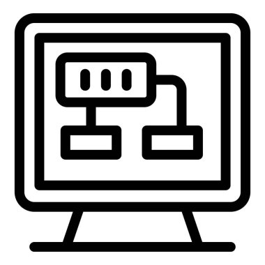 Dijital işlemleri ve veri güvenliğini sembolize eden bir engelleme ağı gösteren bilgisayar ekranı