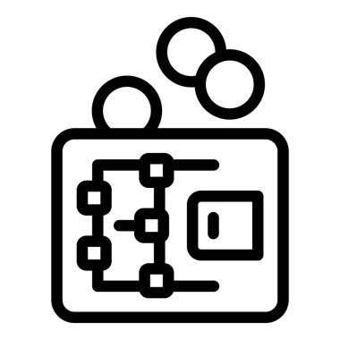 Teknoloji konsepti için mikroçipli ve kablolu elektronik devre kartı.