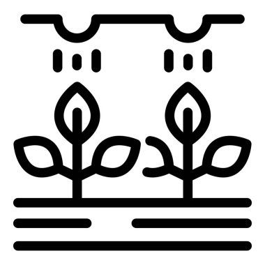 Akıllı tarım sistemi filizlenmek, büyümeyi artırmak ve verimi optimize etmek için yapay yağmur sağlıyor