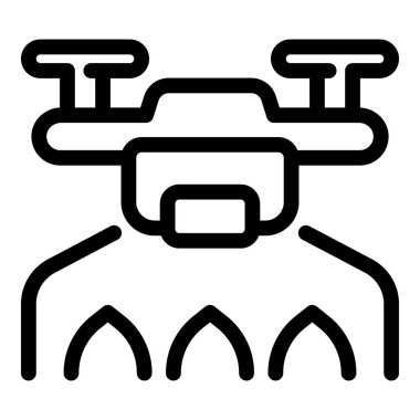 Çiftçi, tarlasının üzerinde uçan bir dron ile üretimini geliştirmek için yeni teknolojiler kullanıyor.