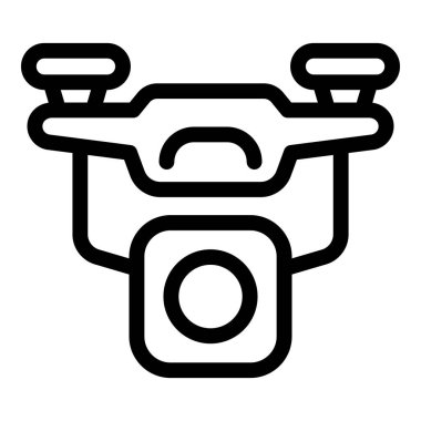 İnsansız hava aracı ana hatlı bir kamera ile uçuyor ve kaydediliyor