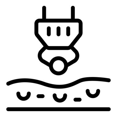 Yeşil enerjiyi ve daha yeşil bir gelecek için sürdürülebilir uygulamaları temsil eden, toprak yüzeyini şarj eden elektrik prizi