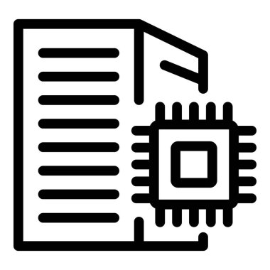 Mikroçip, veri işleme ve depolamayı sembolize eden bir sunucu rafından veri işliyor