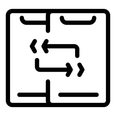 Tekrarlayıcı geliştirme sürecini koşular ve birikmiş dosyalarla temsil eden çevik metodoloji simgesi