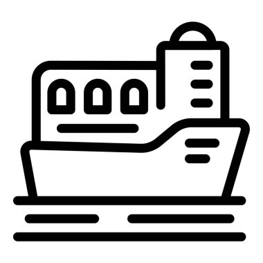 Yolcu gemisi suda yüzüyor, lüks ve keyifli bir seyahat deneyimi sunuyor.