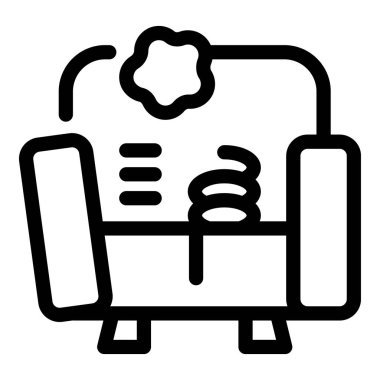 Özel araçlar simgesi, özet biçimi ile kanepe bahar onarımı