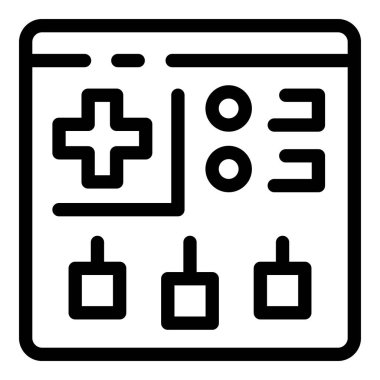 Uzaktan tıbbi danışma hizmetleri sunan çevrimiçi platform, hasta verileri ve tıbbi bilgileri gösteriyor