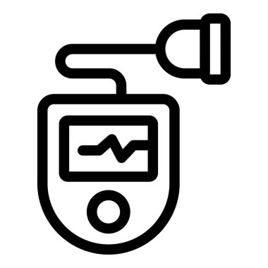 Doğmamış bebeğin kalp atış hızını, doğum öncesi sağlık hizmetlerini ve hamilelik izleme konseptini ölçen fetal doppler cihazı.