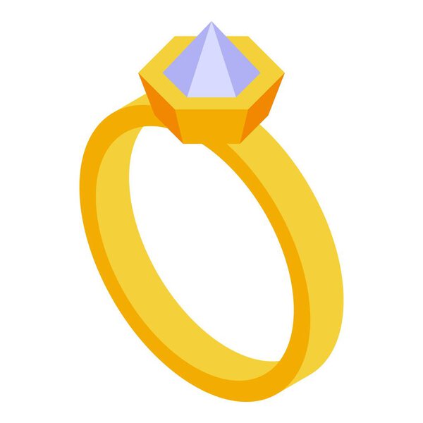 Золотое кольцо с большим бриллиантом, символом роскоши и богатства