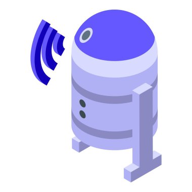 Akıllı konuşmacı kablosuz sinyal alıyor, modern ses asistanı aygıtı