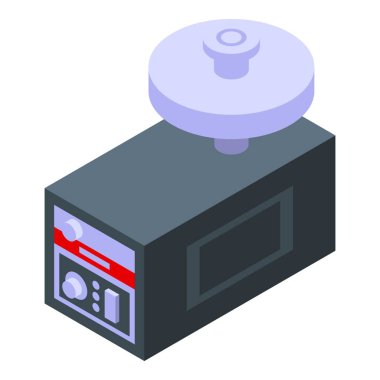 Elektrikli pamuk şeker makinesi tatlı bir atıştırmalık için diş ipi yapıyor.