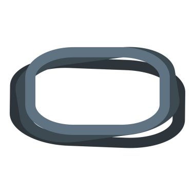 Yuvarlak dikdörtgen şekilli soyut arkaplan yinelenerek bir çerçeve oluşturuluyor