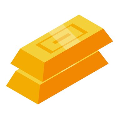 Zenginlik ve finansal başarıyı temsil eden iki altın külçesi üst üste yığılmış.