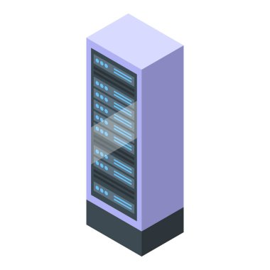 Modern veri depolama belkemiği olan sunucu rafı, dijital bilginin işlenmesi ve depolanması gösterilir