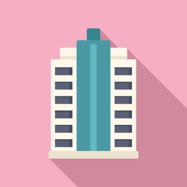 Şehir mimarisini ve kurumsal çalışma alanlarını temsil eden parlak cam cepheli çağdaş ofis binası