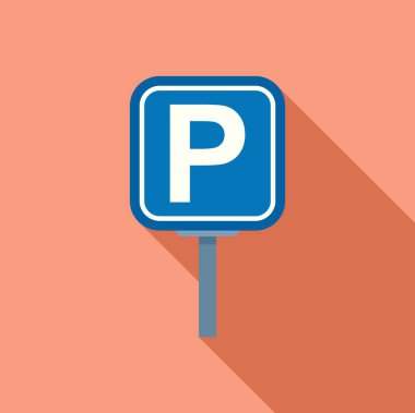 Mavi ve beyaz park işaretleri park alanına izin verildiğini gösteriyor.