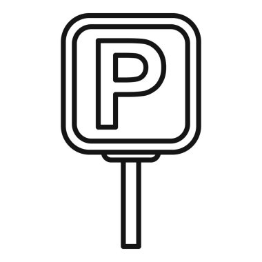 Direğin üzerinde duran basit park levhası bu bölgede park etmenin yasak olmadığını gösteriyor.