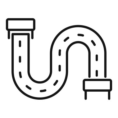 Dönüş yolu başlangıç ve bitiş çizgisine bağlanıyor. Başarıya giden uzun bir yolculuğu simgeliyor.