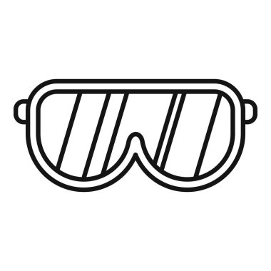 İş yeri güvenliğinin önemini vurgulayan koruyucu gözlük çizimleri