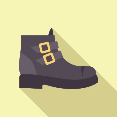 Kemerlerinizi bağlayın. Web tasarımı için kemer bağlama önyükleme simgesinin düz çizimi