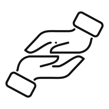 Bir anlaşmaya vardıktan sonra el sıkışan iki iş adamının çizimleri.