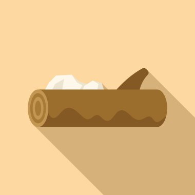 Ahşap uçak ince bir tahta tabakasını söküyor.