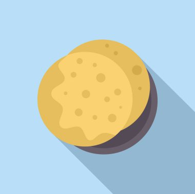 İki yuvarlak ballı çörekler birbirinin üstüne katılır ve tatlı bir ikram sunulur.