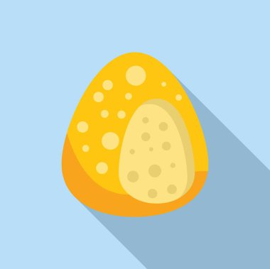 Delikli bir parça İsviçre peyniri tasviri, lezzetli görünüyor.