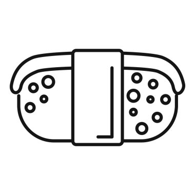 Susam tohumlu sade suşi, Norveç yosununa sarılmış, tadını çıkarmaya hazır.