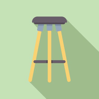 Yuvarlak koltuklu, uzun tahta bar taburesi, modern veya geleneksel bar dekorları için mükemmel.