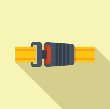 Emniyet kemeri emniyet kemeri takıldı. Araba, uçak ya da diğer ulaşım araçlarında emniyet sağlandı.